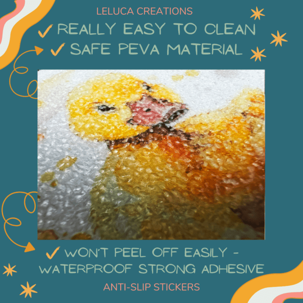 High-quality duck bathtub stickers ideal for preventing slips and enhancing safety.