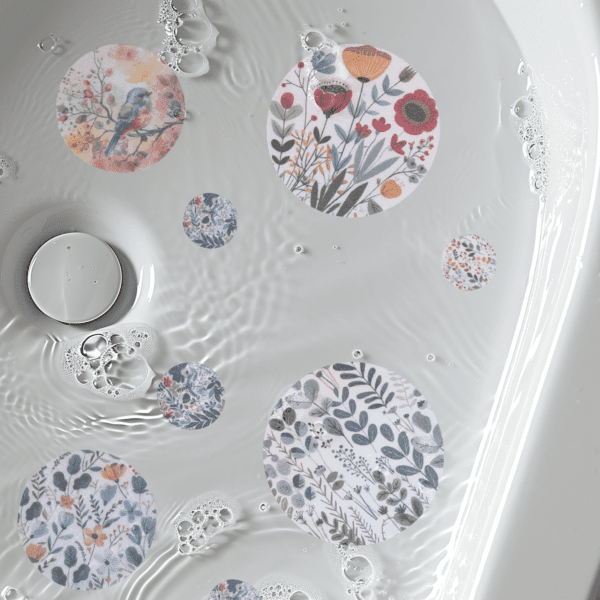 High-quality tub decals ideal for preventing slips and enhancing safety.