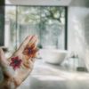 High-quality slip resistant cute flower sticker ideal for preventing slips and enhancing safety.