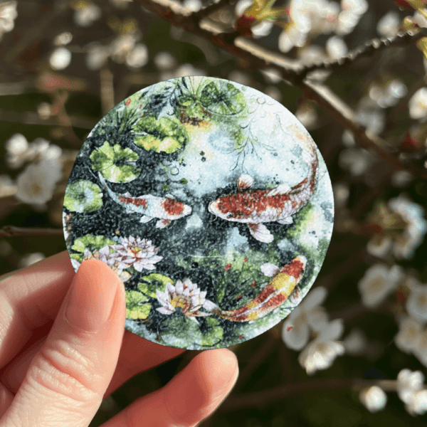 Koi Fish high-quality non slip bathtub stickers ideal for preventing slips and enhancing safety.